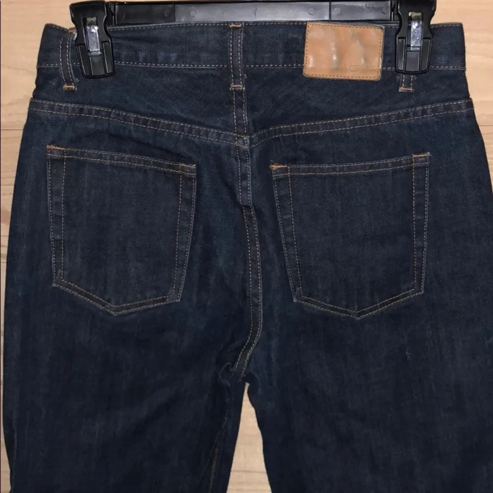 J. Crew Button-Fly Raw Edge Crop‎ Jeans